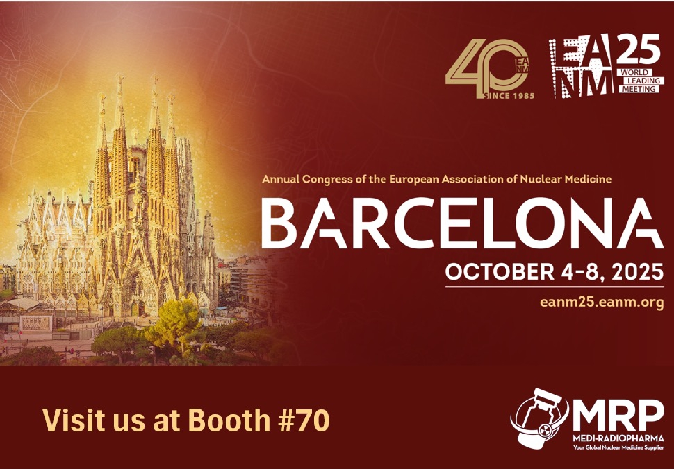 Medi-Radiopharma Showcasing Innovation at EANM 2025 in Barcelona